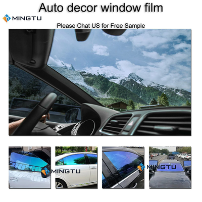밍투 NX50 VLT50% 블랙 울트라 클리어 태양 제어 나노 세라믹 자동차 열 UV 블록 전문 창문 색칠 접착 필름