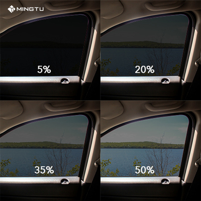 밍투 NX50 VLT50% 블랙 울트라 클리어 태양 제어 나노 세라믹 자동차 열 UV 블록 전문 창문 색칠 접착 필름