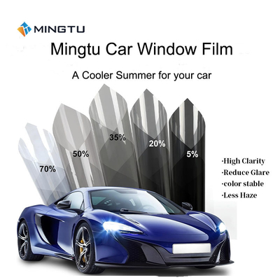 MINGTU UVTIN60 단색 디자인 스타일의 단열 UV400 창 태양 색채 필름