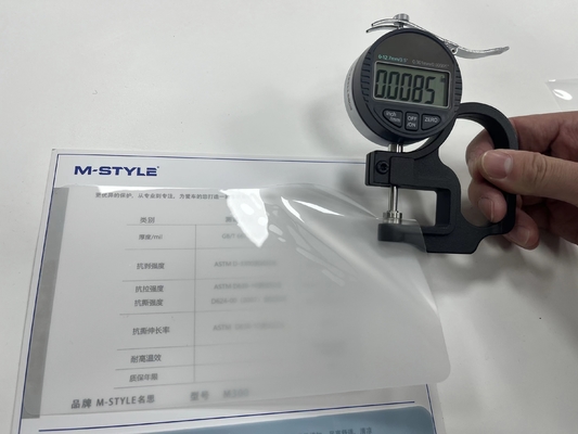 TPU USA 윤활유 자동차 태양 필름 7.5 밀리 6.5 밀리 반 스크래치 열 수리 선명한 나노 세라믹 PVC 바디 랩 필름