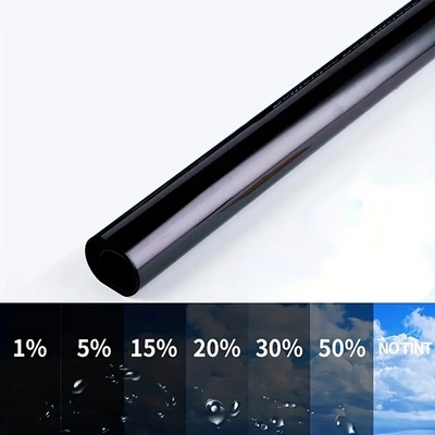 밍투 NX05 VLT8% 블랙 자동차 태양 필름 태양 쉐어 및 자외선 차단용 PET 창문 색소 스티커
