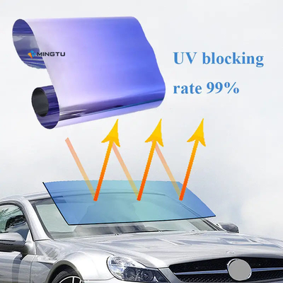 밍투 UV400 UVR 100% 자동차 앞바다창 보호 그림자 스티커 창문 스트립 열 격리 색칠 필름