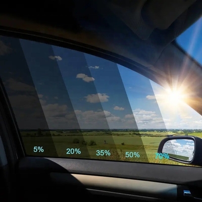 밍투 NX50 VLT 50% 열 절연 자 접착성 UV400 나노 세라믹 창문 색상 필름