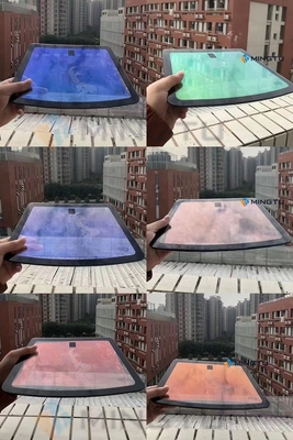 카멜레온 필름 파란색에서 빨간색으로 변경 자동차 창문 색조 Vlt70% 태양 스티커 PET 디자인 스타일