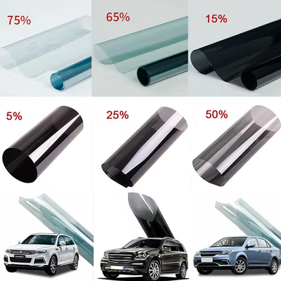 PET 반사성 13% 밍투 태양 색칠 유리 자동차 창문 필름